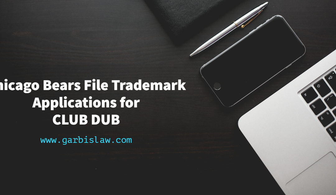 Chicago Bears File Trademark Applications for CLUB DUB